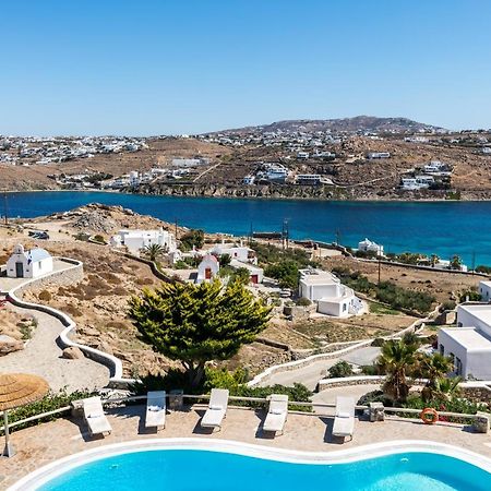 Yalos Mykonos Ornos Pouli Private Apartments W Shared Swimming Pool Mykonos Town Buitenkant foto