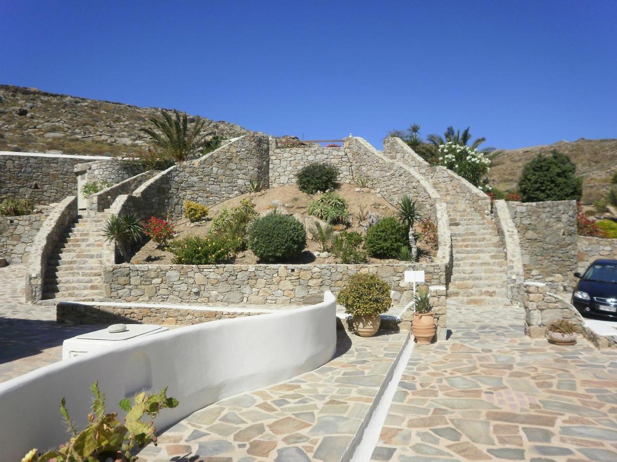 Yalos Mykonos Ornos Pouli Private Apartments W Shared Swimming Pool Mykonos Town Buitenkant foto