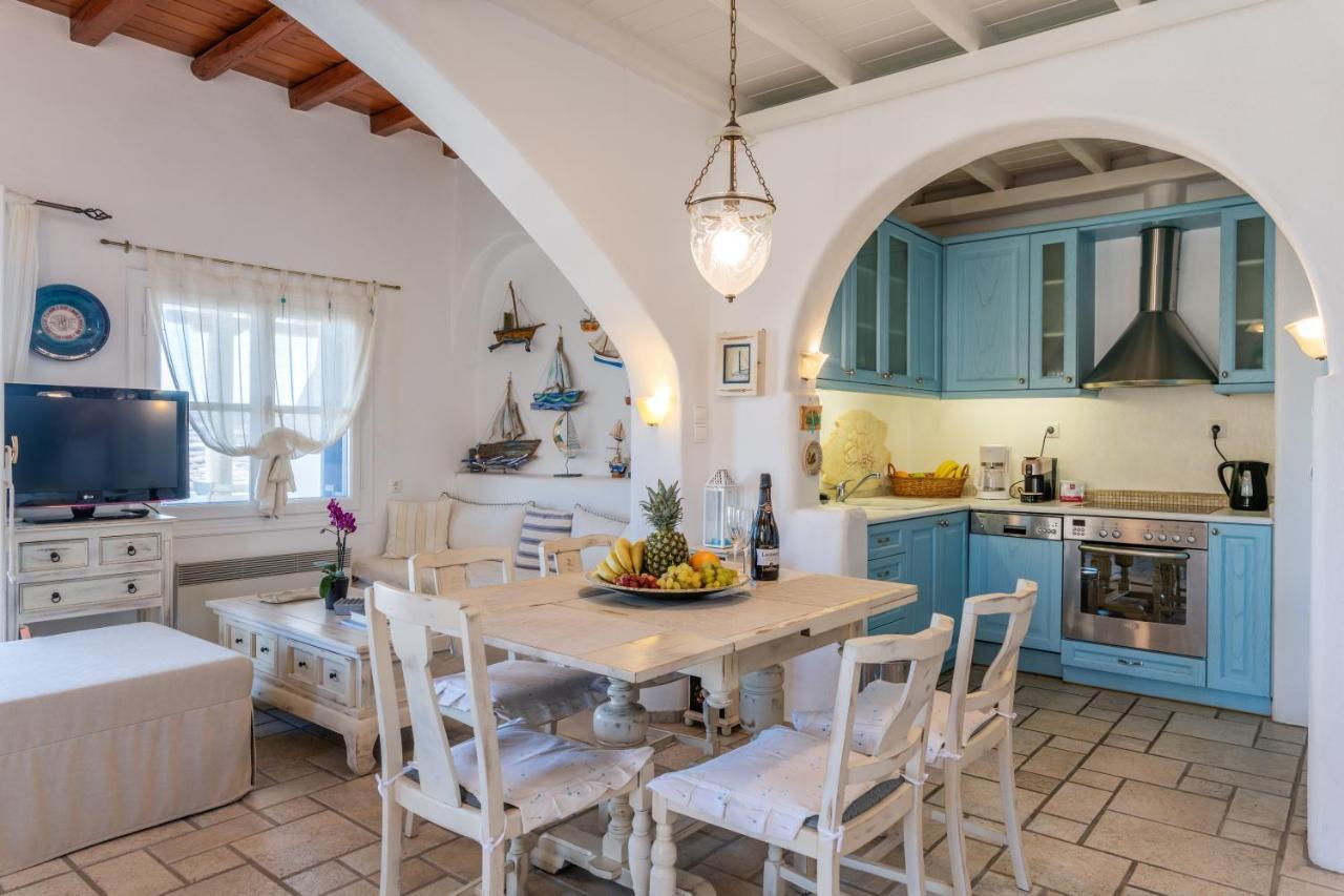 Yalos Mykonos Ornos Pouli Private Apartments W Shared Swimming Pool Mykonos Town Buitenkant foto
