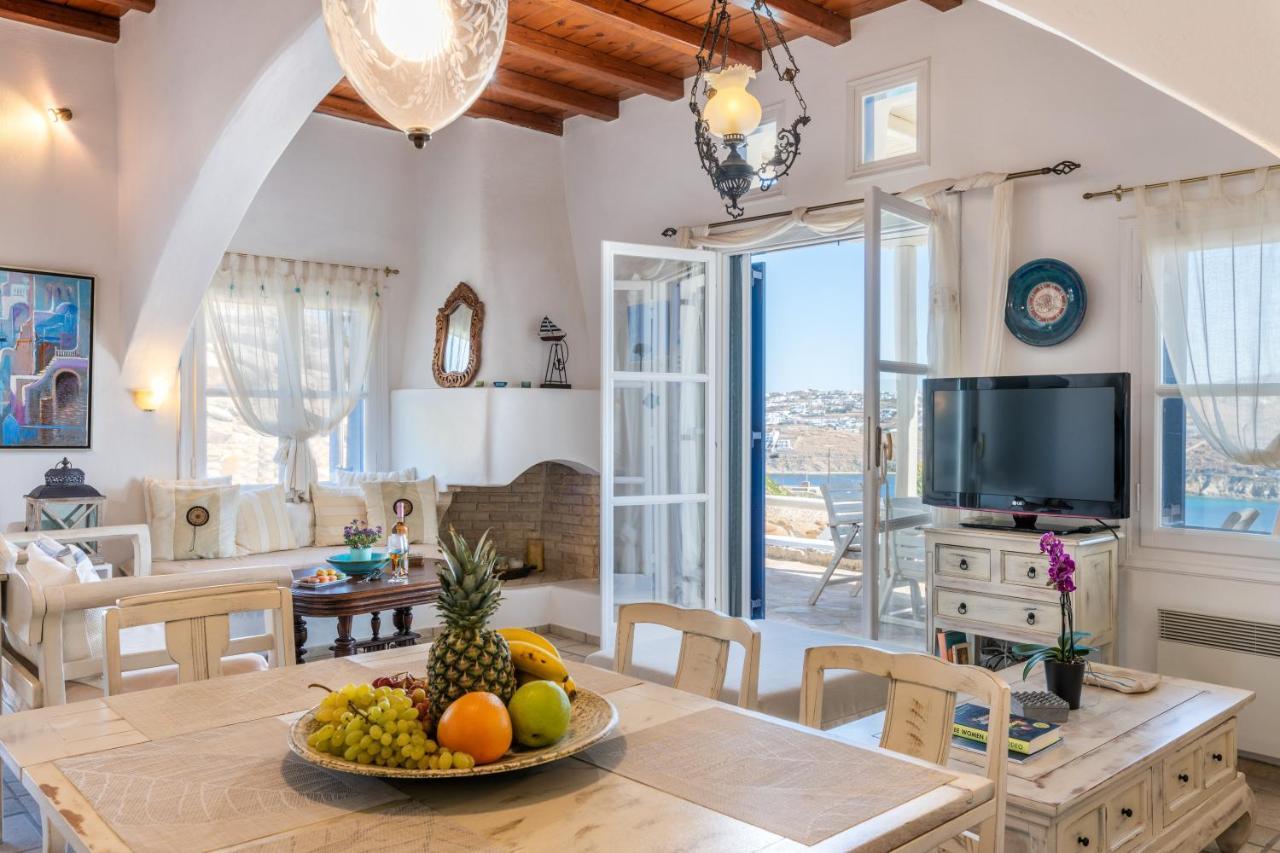 Yalos Mykonos Ornos Pouli Private Apartments W Shared Swimming Pool Mykonos Town Buitenkant foto
