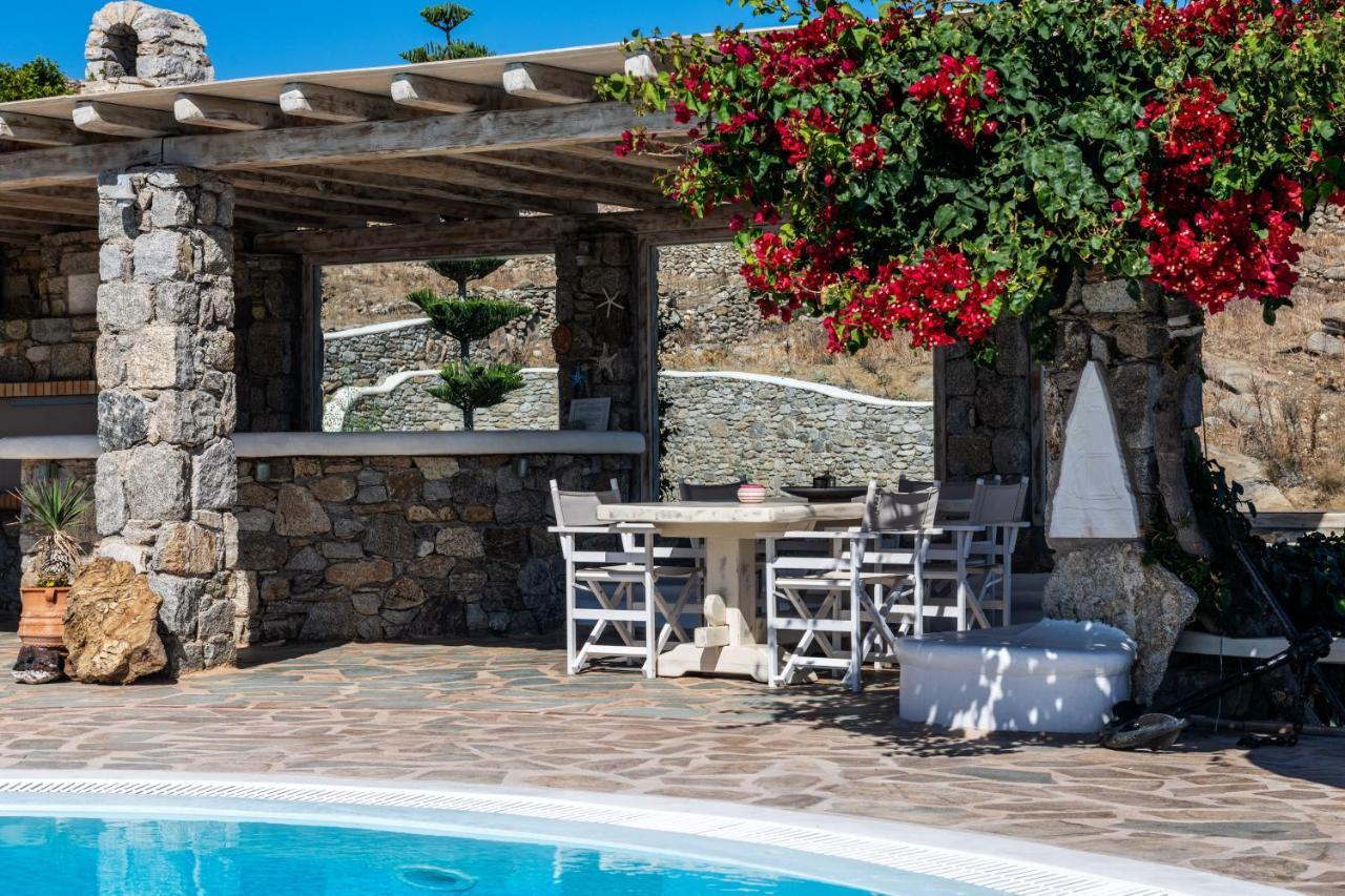 Yalos Mykonos Ornos Pouli Private Apartments W Shared Swimming Pool Mykonos Town Buitenkant foto