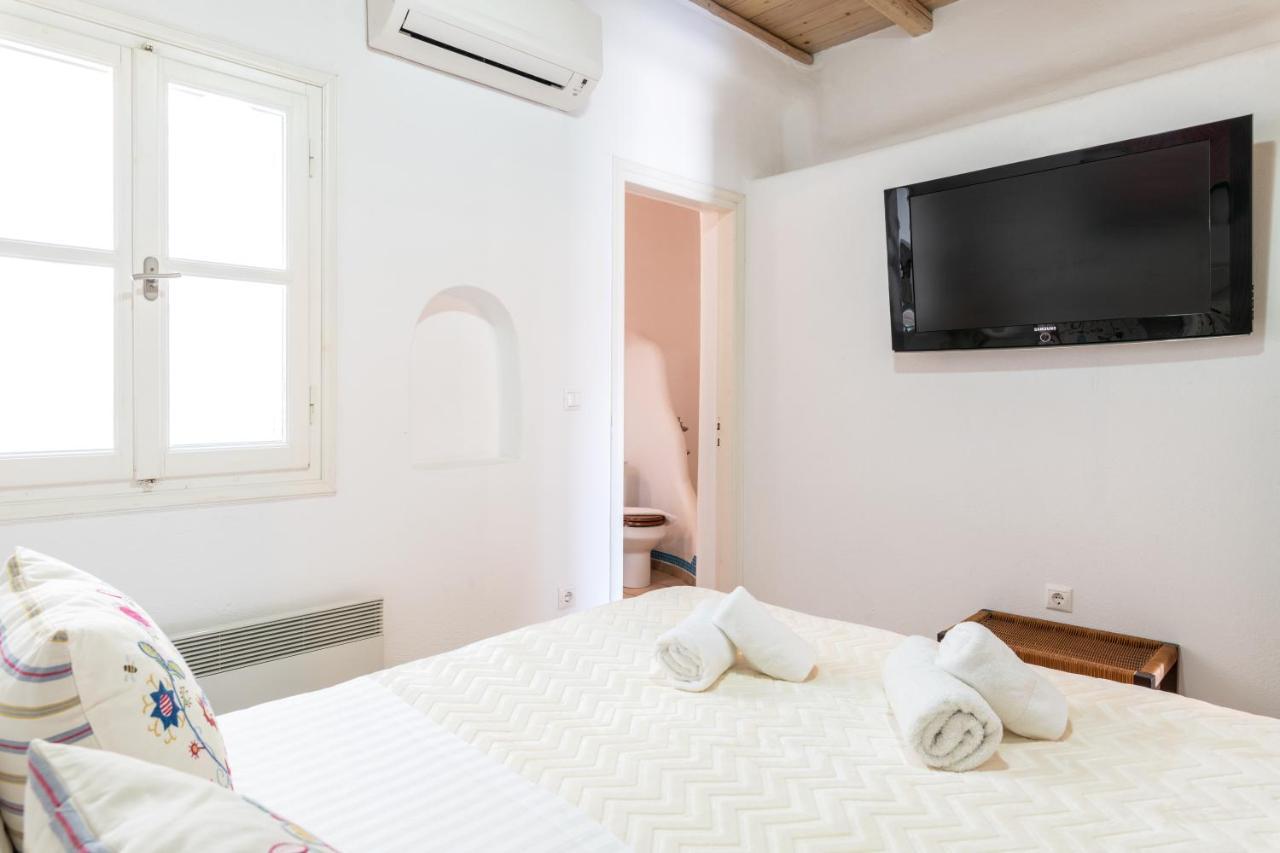 Yalos Mykonos Ornos Pouli Private Apartments W Shared Swimming Pool Mykonos Town Buitenkant foto