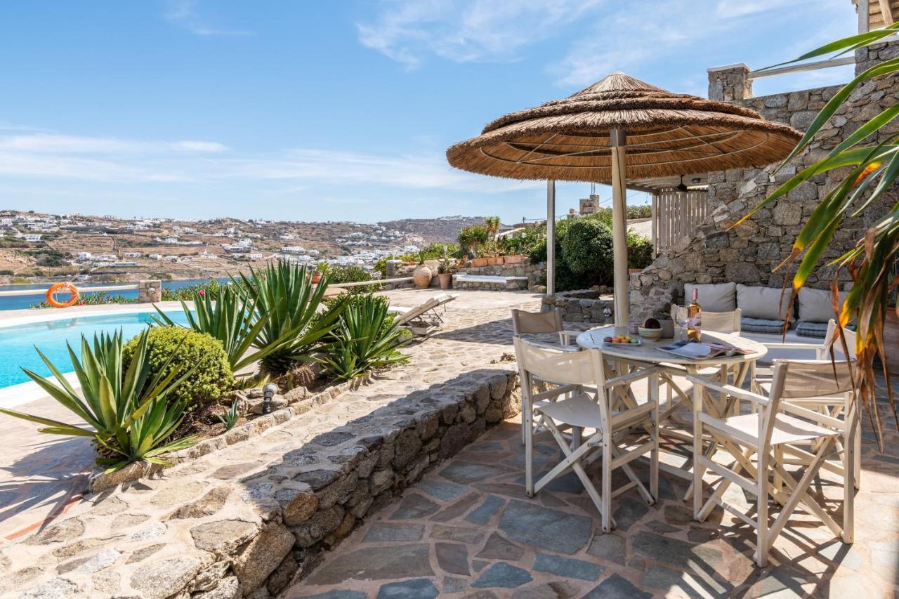 Yalos Mykonos Ornos Pouli Private Apartments W Shared Swimming Pool Mykonos Town Buitenkant foto