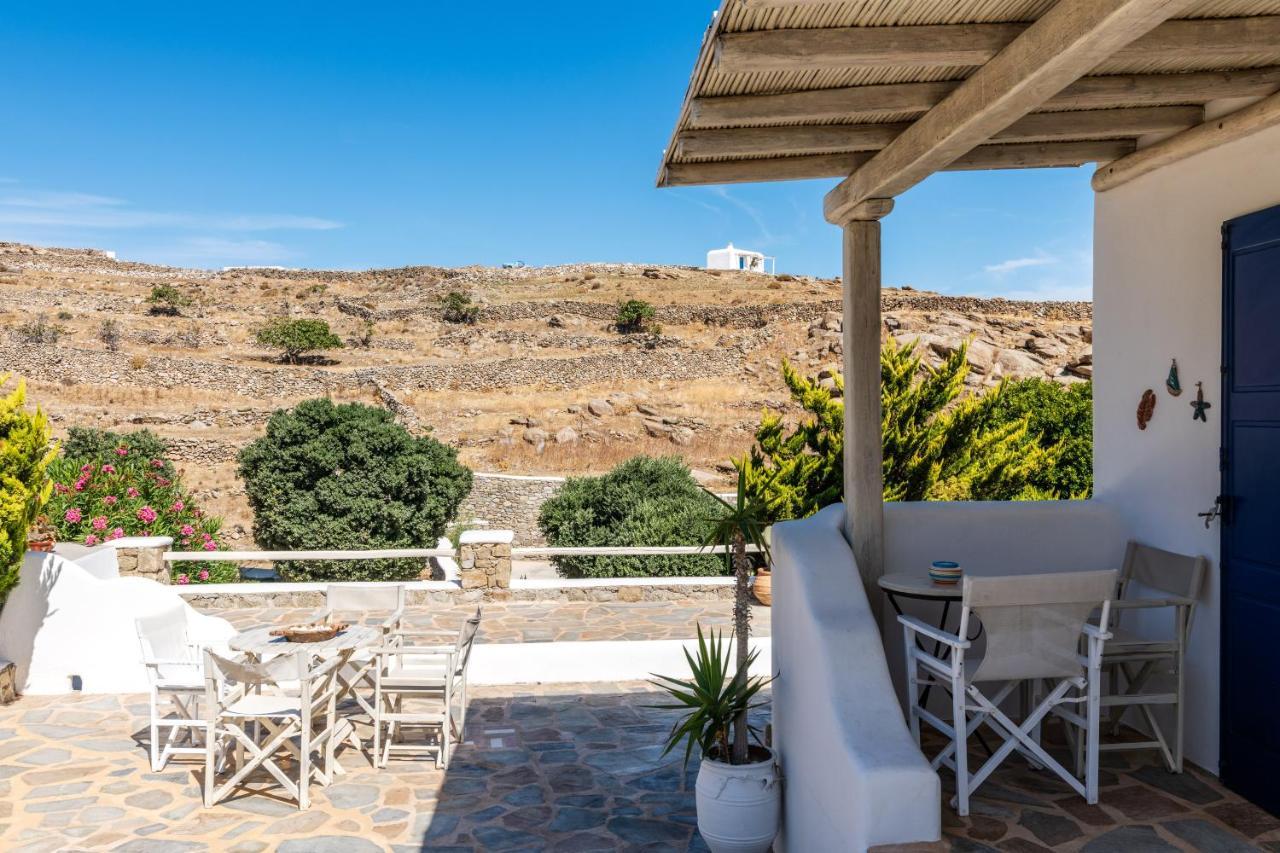 Yalos Mykonos Ornos Pouli Private Apartments W Shared Swimming Pool Mykonos Town Buitenkant foto