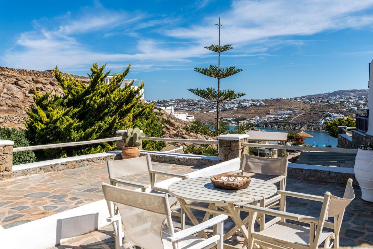 Yalos Mykonos Ornos Pouli Private Apartments W Shared Swimming Pool Mykonos Town Buitenkant foto