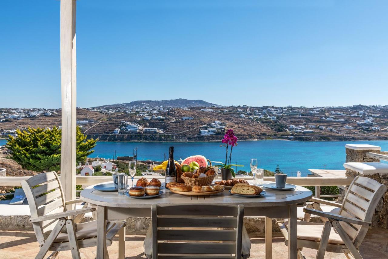 Yalos Mykonos Ornos Pouli Private Apartments W Shared Swimming Pool Mykonos Town Buitenkant foto