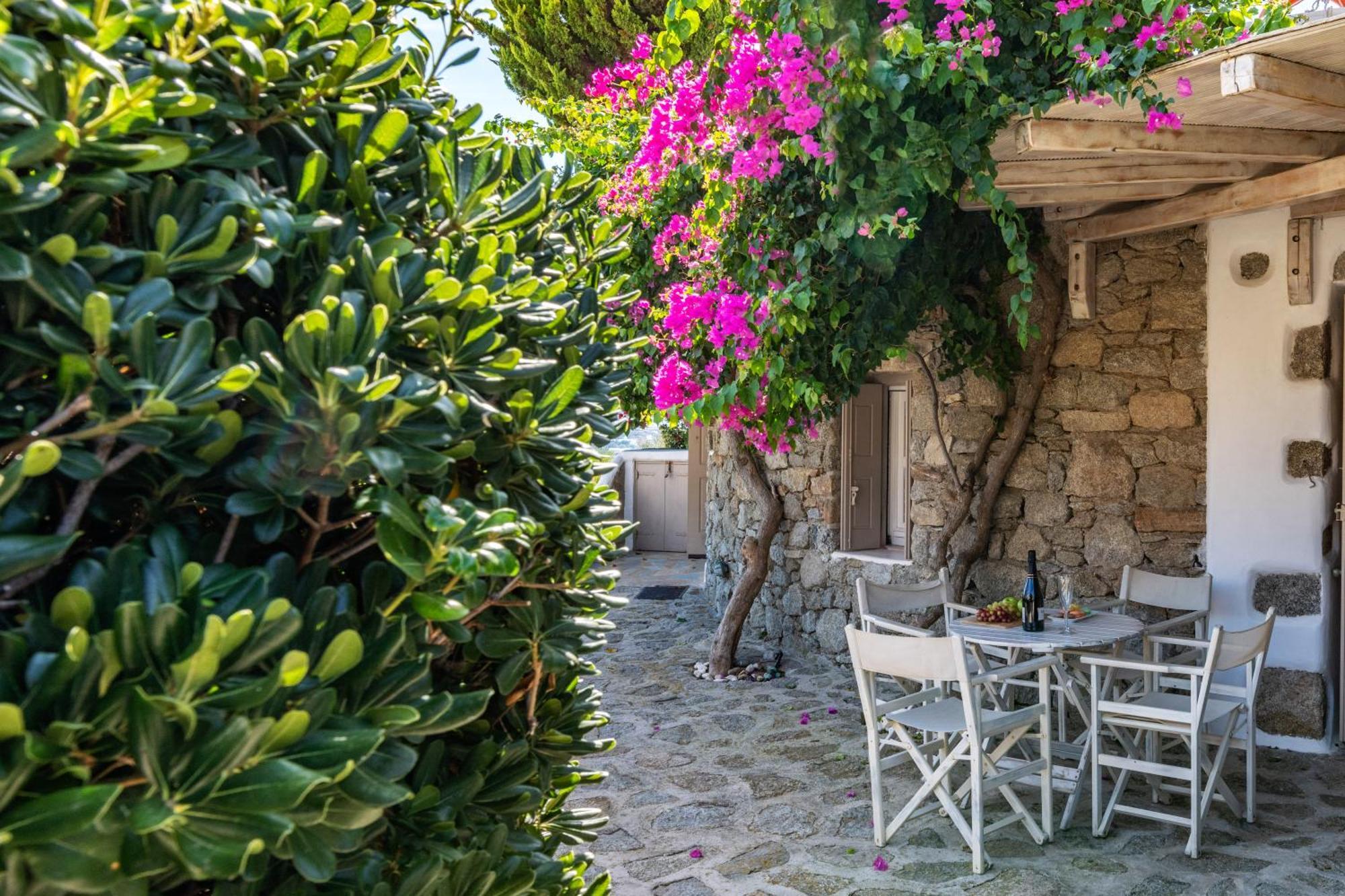 Yalos Mykonos Ornos Pouli Private Apartments W Shared Swimming Pool Mykonos Town Buitenkant foto